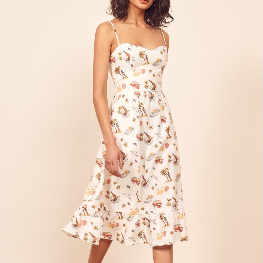 Reformation Eileen in Tropez print